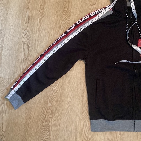 Y2K Streetwear Zip Hoodie Large NWT Ecko Logo Tape 2000s Hip-Hop - Picture 11 of 14